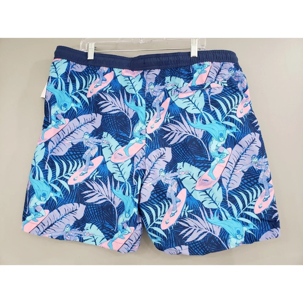 NEW Men's XL Batman Joker‎ Swim Trunks 7